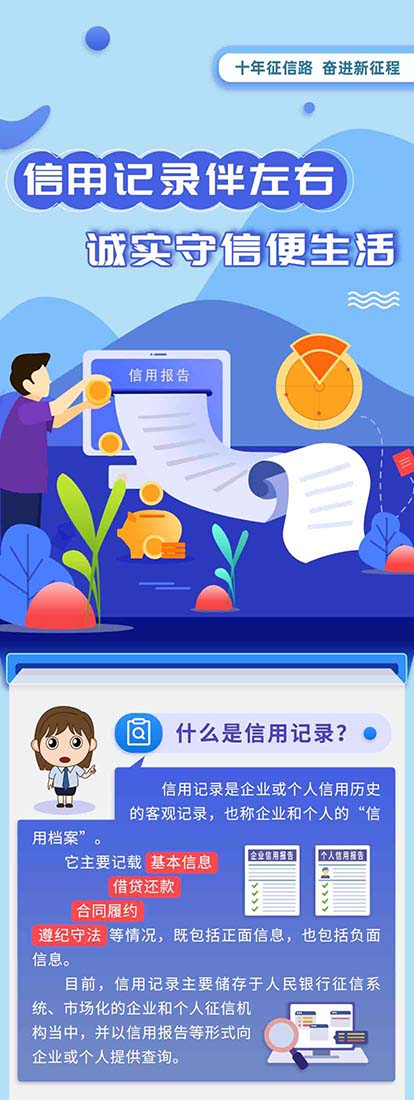 十年征信路 信用记录伴左右 - 第1页